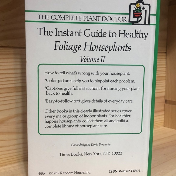 The Instant Guide to Healthy Foilage Houseplants Volume II David Longman Book - Picture 2 of 7